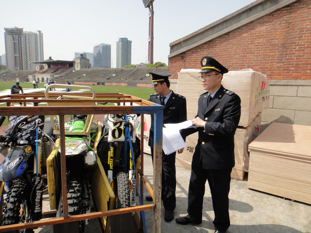 2012起亚XGAMES世界极限运动大赛亚洲站比赛现场检验检疫工作
